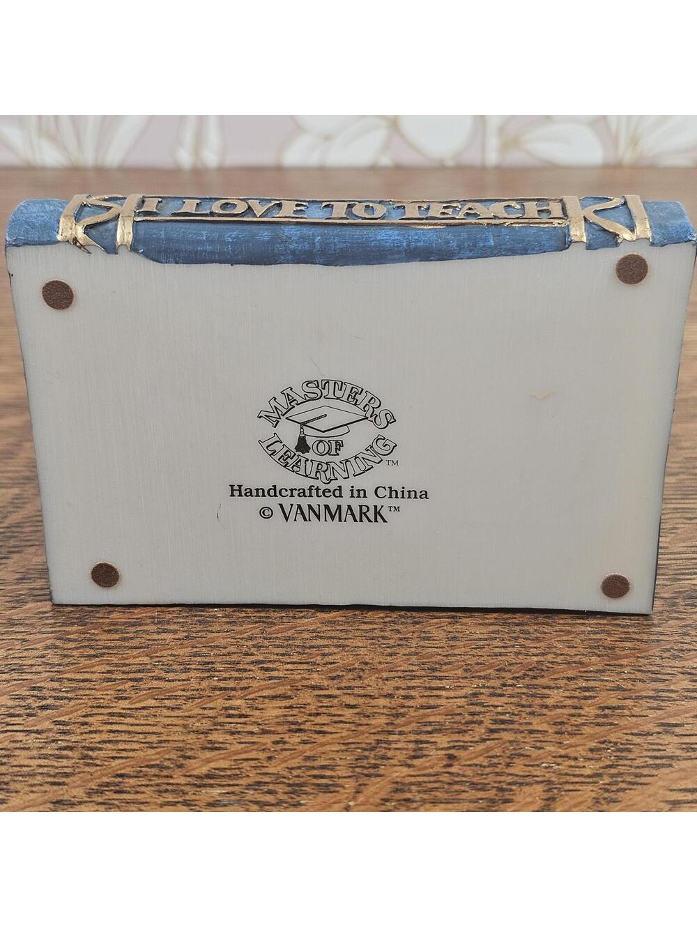Vanmark I Love to Teach Desk Clock Masters of Learning 2000 Working - Picture 6 of 10